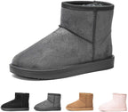 Women's Waterproof Rubber Snow Boots with Non-Slip Sole
