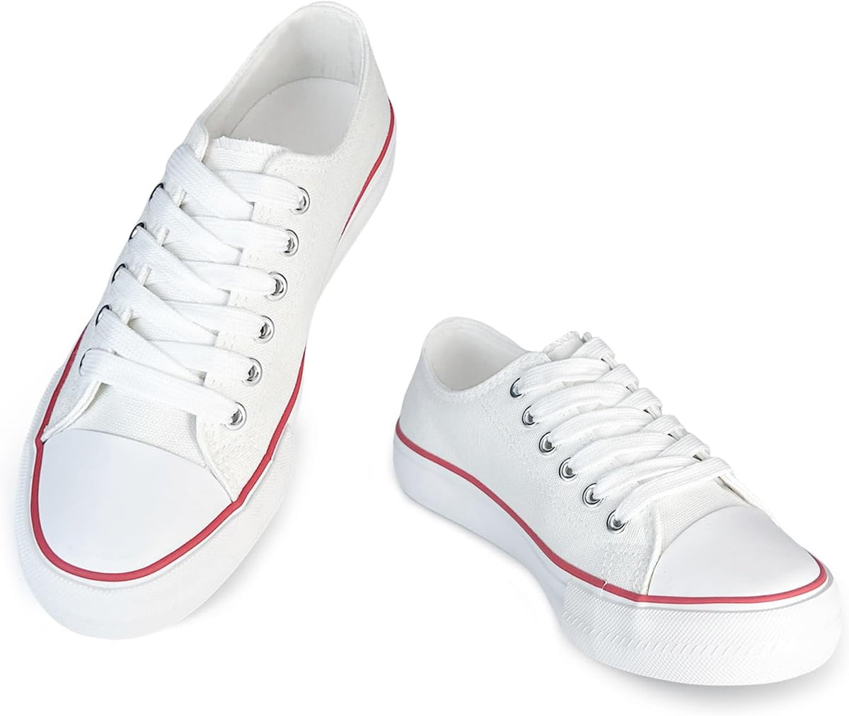 Unisex Canvas Low Top Sneakers for Women and Men