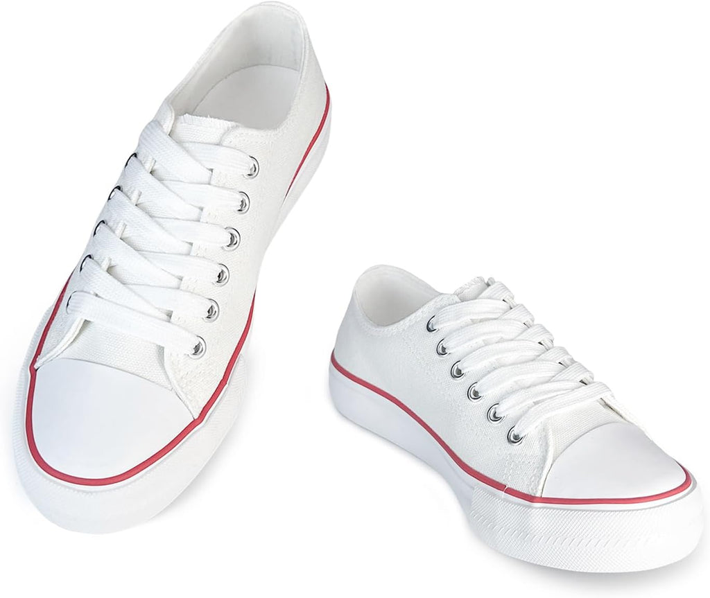 Unisex Canvas Low Top Sneakers for Women and Men