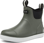 Women's Waterproof Chelsea Deck Boots, Slip-On Rubber Rain Boots