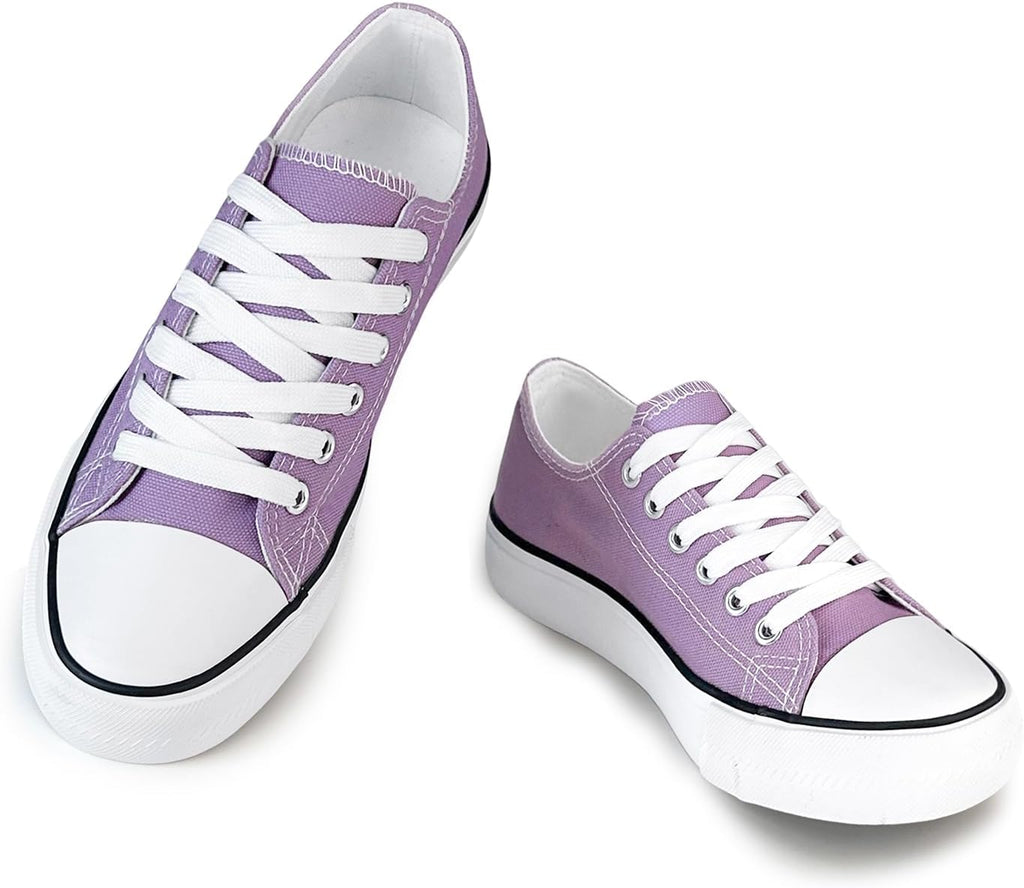 Unisex Canvas Low Top Sneakers for Women and Men