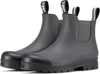 Women's Waterproof Chelsea Rain Boots, Short Ankle Style