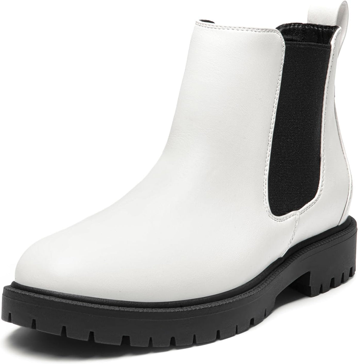Women's Slip-On Chelsea Ankle Boots with Elastic Sides