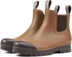 Women's Waterproof Chelsea Rain Boots, Short Ankle Style