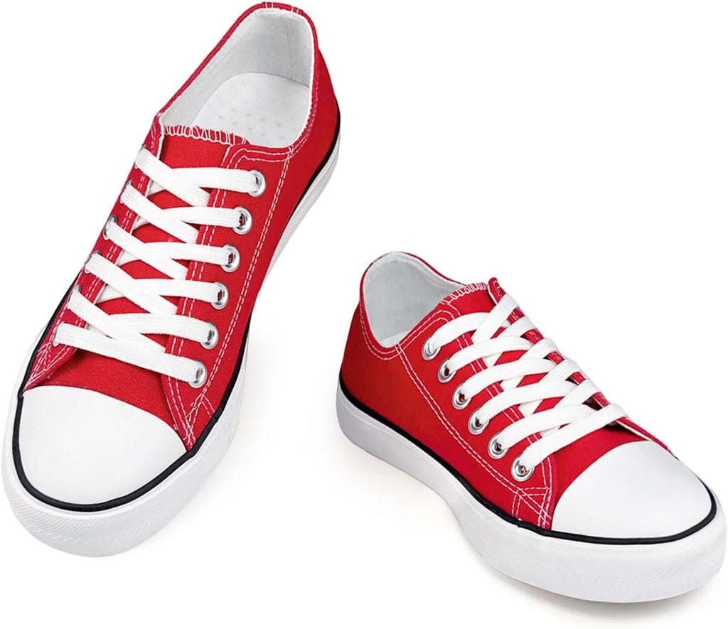 Unisex Canvas Low Top Sneakers for Women and Men