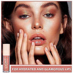 6PCS Hydrating Lip Gloss Neutral Nude Nourishing Glossy - VacationGrabs