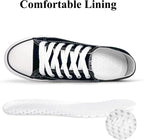 Unisex Canvas Low Top Sneakers for Women and Men