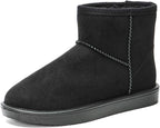 Women's Waterproof Rubber Snow Boots with Non-Slip Sole