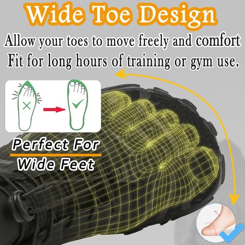 Women's Zero Drop Barefoot Shoes with Wide Toe Box