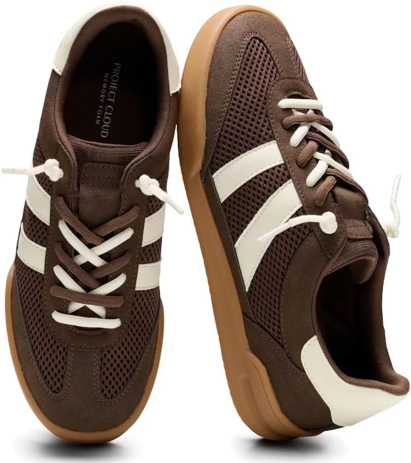 Women's White Leather Slip-On Sneakers with Memory Foam