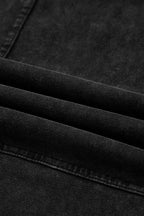 Mineral Wash Reverse Seam Drawstring Elastic Waist Pants