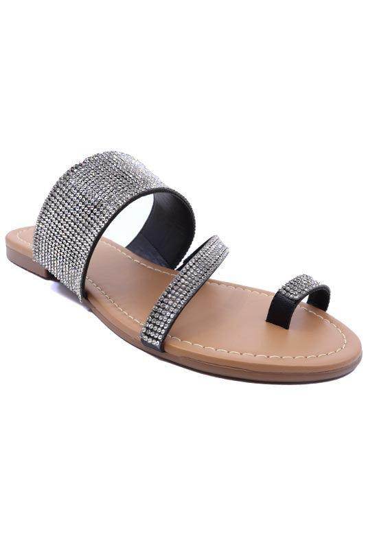 Women's Shoes Rhinestone Sandals Lexi12 - VacationGrabs
