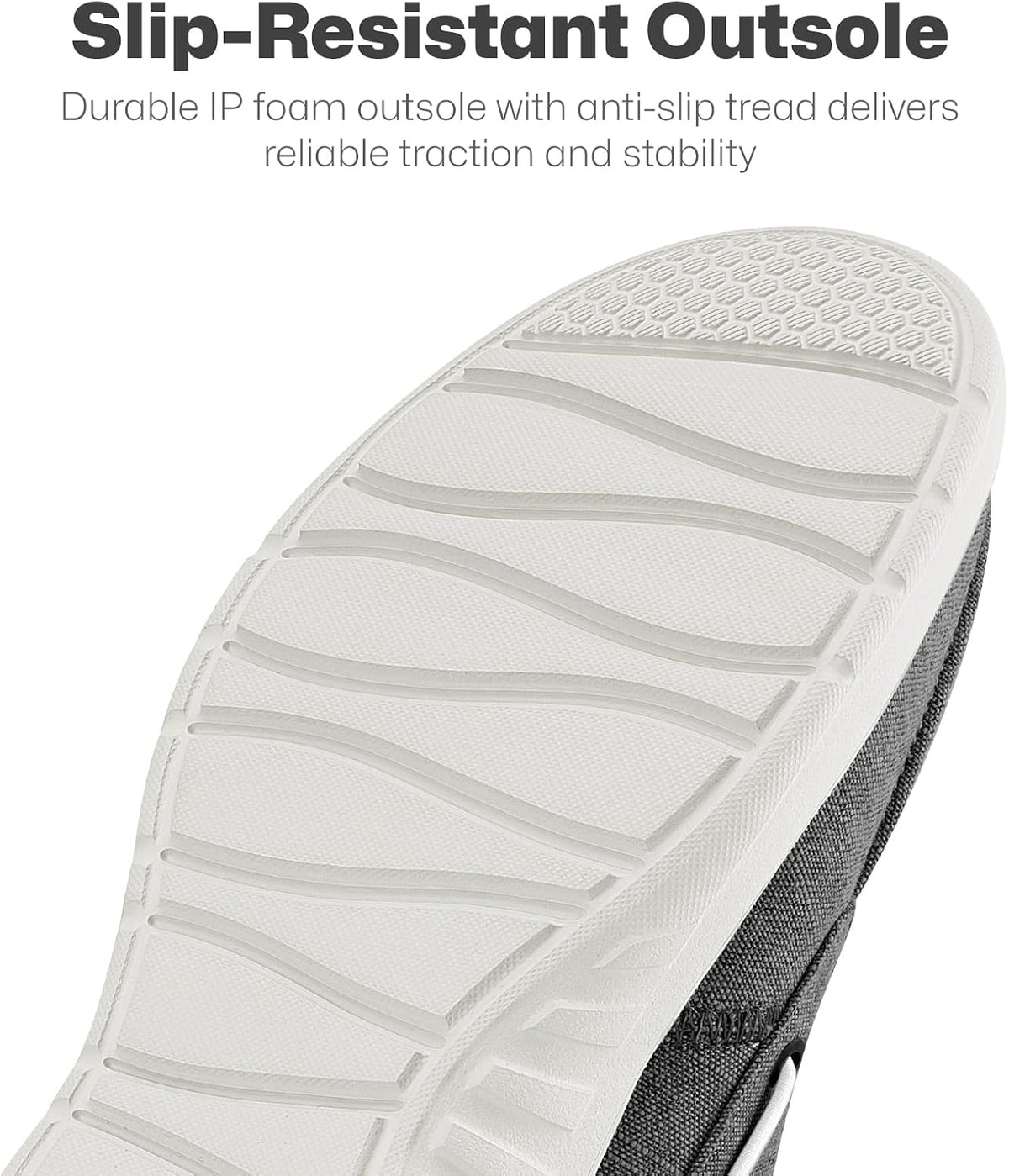 Women's Slip-On Walking Shoes with Arch Support, Lightweight