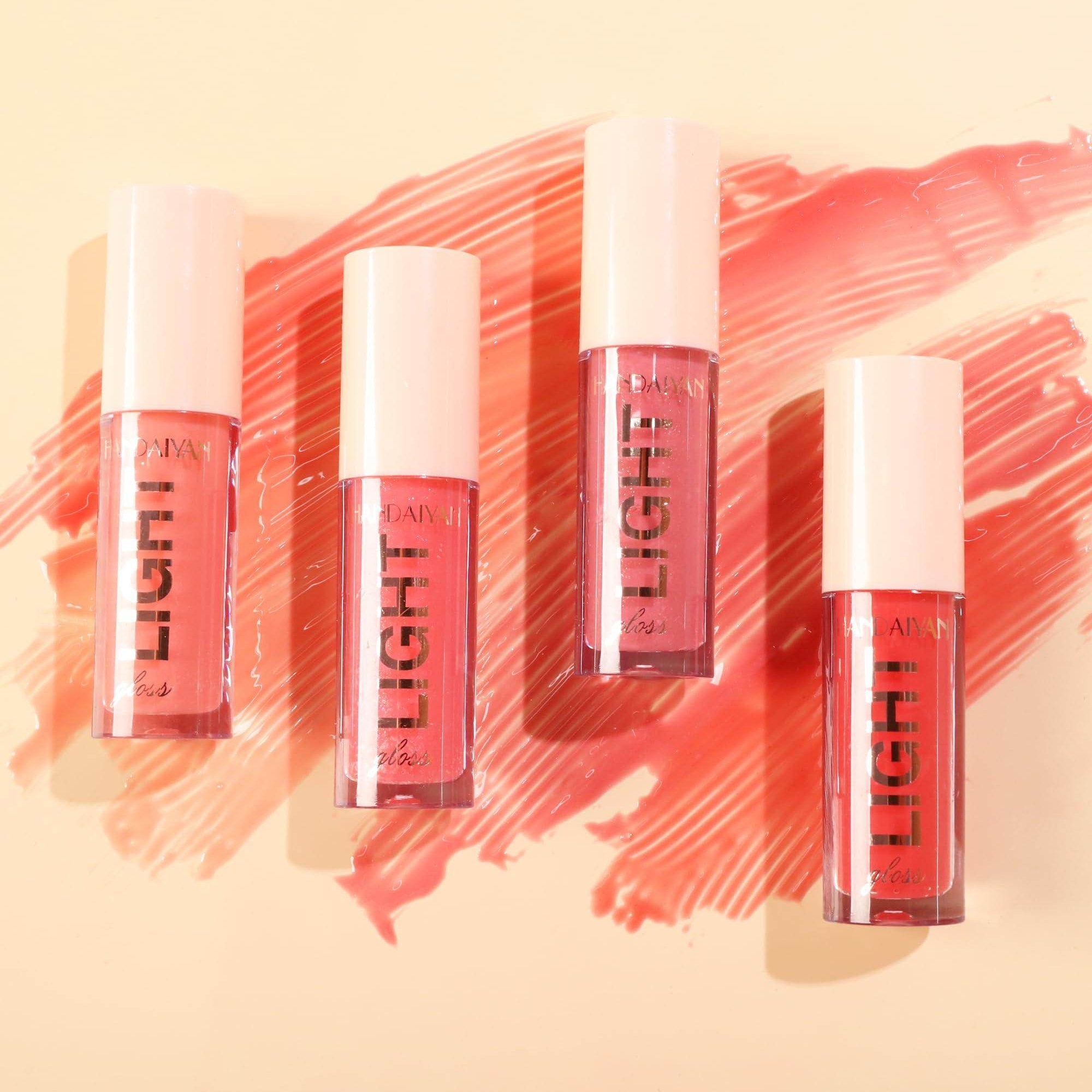 6PCS Hydrating Lip Gloss Neutral Nude Nourishing Glossy - VacationGrabs