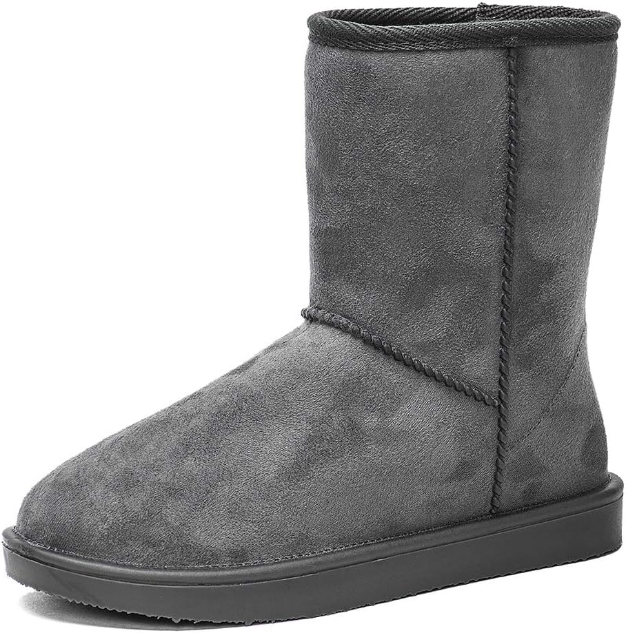 Women's Waterproof Rubber Snow Boots with Non-Slip Sole