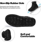 Women's Waterproof Snow Boots with Faux Fur Lining, Non-Slip