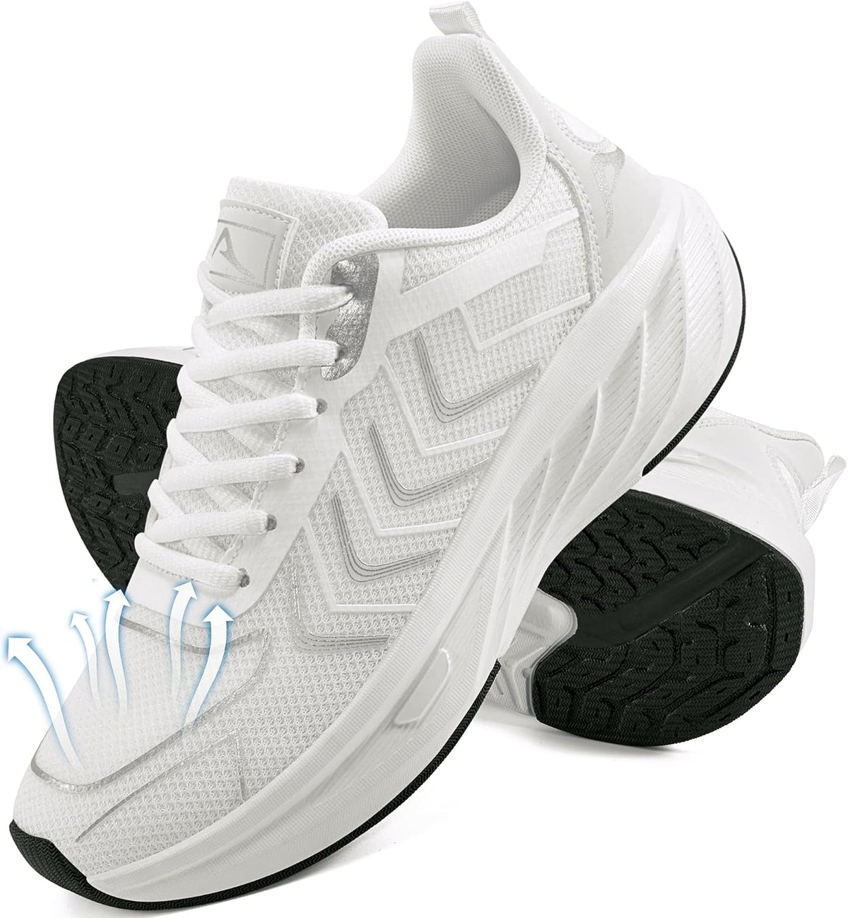 Women's Lightweight Mesh Walking Shoes, Non-Slip Sneakers
