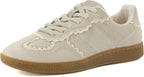 Women's Lace Detail Sneakers with Ribbon Laces & Cushioned Insole