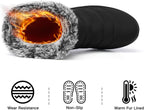 Women's Waterproof Snow Boots with Faux Fur Lining, Non-Slip