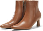 Women's Pointed-Toe Kitten Heel Ankle Boots, Side Zip