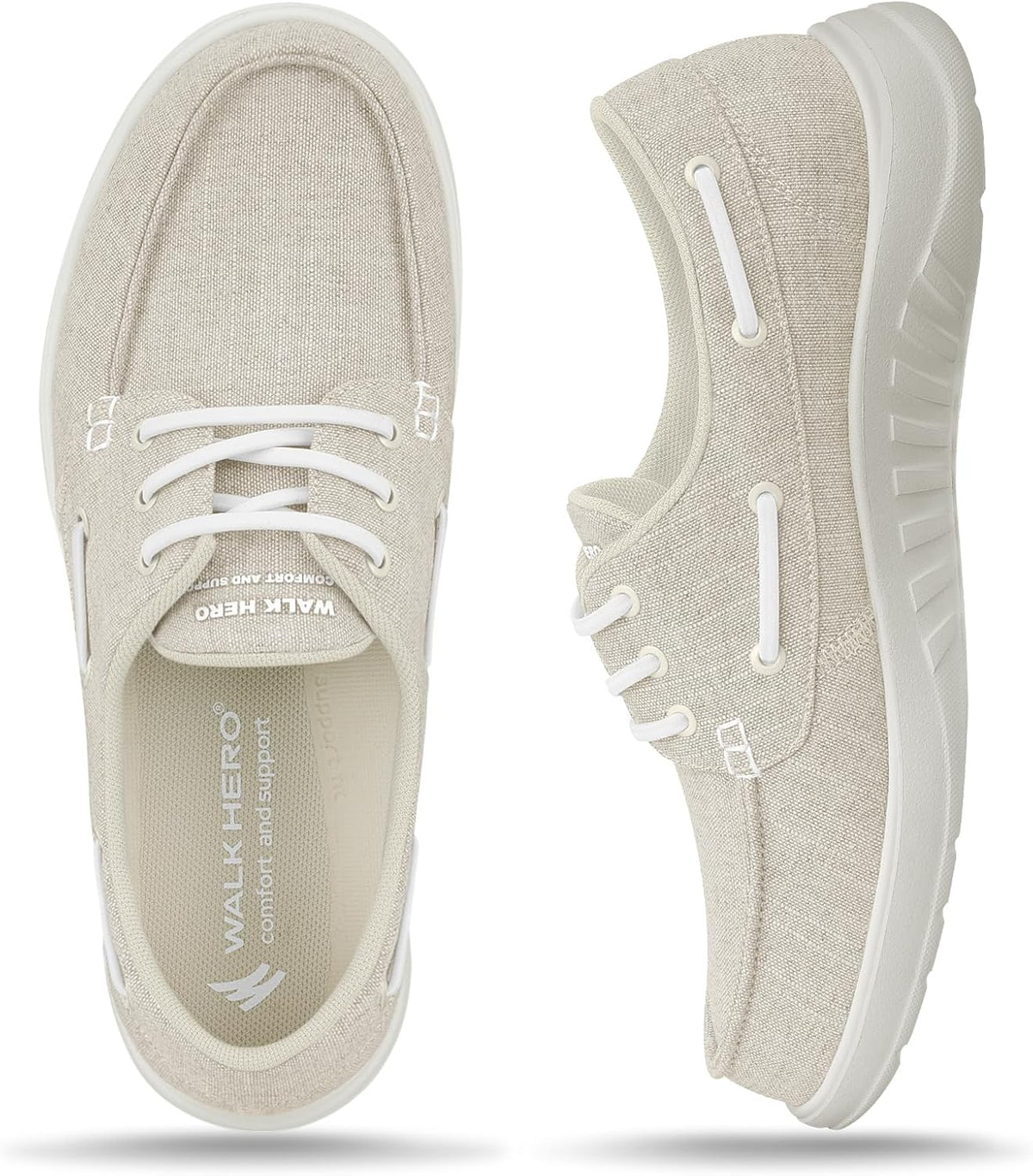 Women's Slip-On Walking Shoes with Arch Support, Lightweight