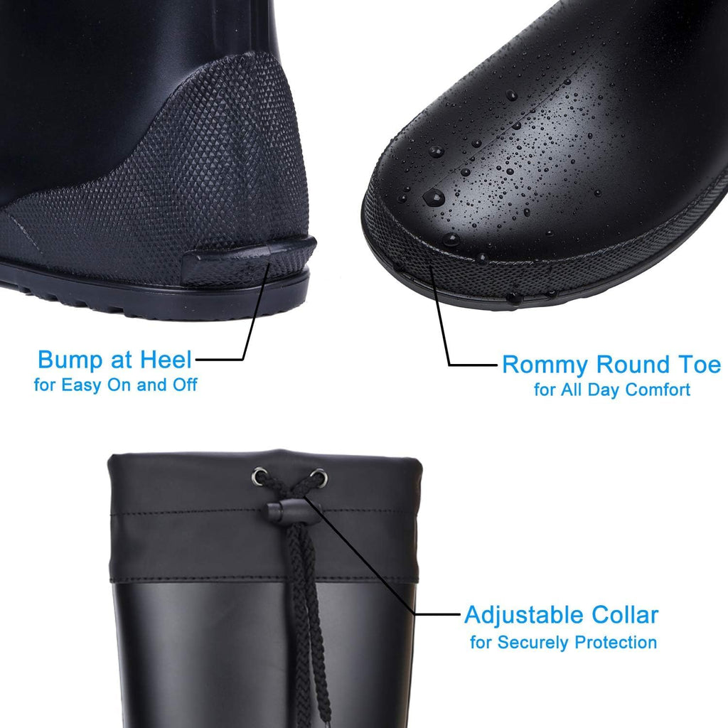Women's Packable Lightweight Tall Rain Boots