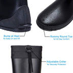 Women's Packable Lightweight Tall Rain Boots