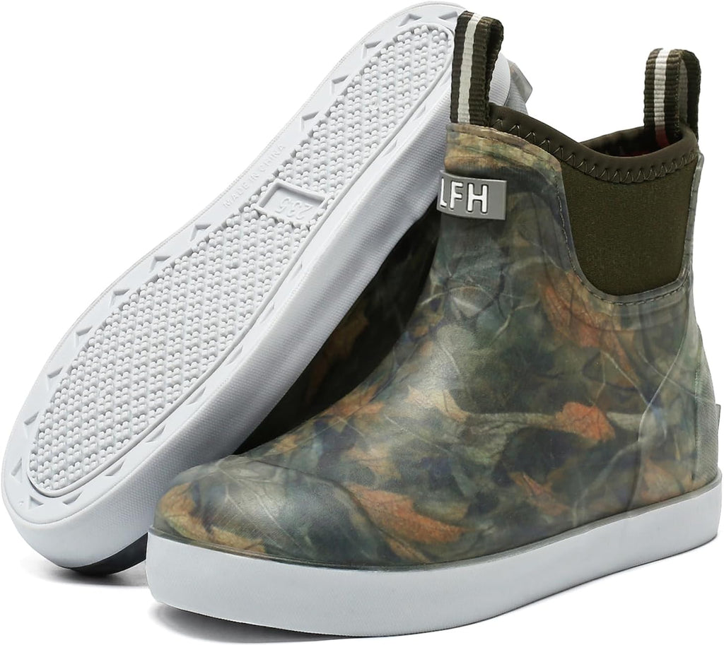 Women's Waterproof Ankle Deck Boots for Fishing & Garden