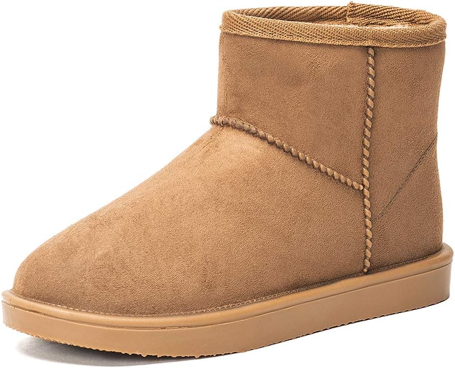 Women's Waterproof Rubber Snow Boots with Non-Slip Sole