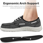 Women's Slip-On Walking Shoes with Arch Support, Lightweight