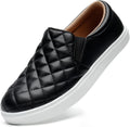 Women's Quilted Slip-On Sneakers in Vegan Faux Leather