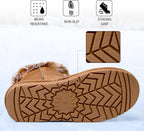Women's Mid-Calf Snow Boots with Faux Fur Lining