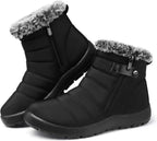 Women's Waterproof Snow Boots with Faux Fur Lining, Non-Slip