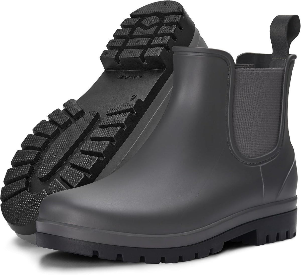 Women's Waterproof Chelsea Ankle Rain Boots, Matte Finish