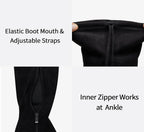 Women's Suede Thigh High Boots with 3.5" Block Heel