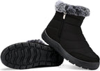 Women's Waterproof Snow Boots with Faux Fur Lining, Non-Slip