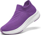 Women's Slip-On Walking Shoes with Memory Foam Insole