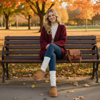 Women's Suede Ankle Boots with Faux Fur Lining