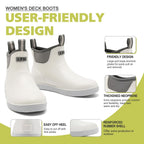Women's Waterproof Ankle Deck Boots for Fishing & Garden