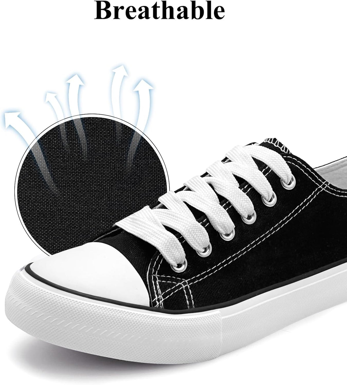 Unisex Canvas Low Top Sneakers for Women and Men