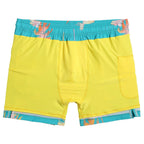 Mens Swim Trunks Compression Liner Quick Dry Zipper Pockets - VacationGrabs