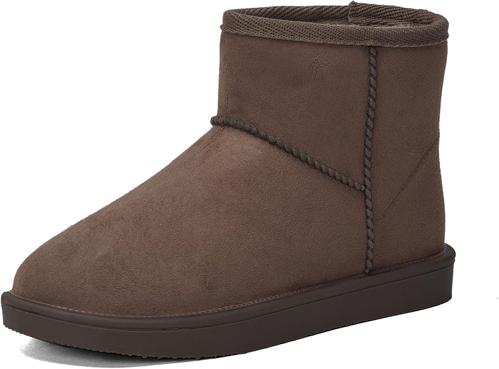 Women's Waterproof Rubber Snow Boots with Non-Slip Sole
