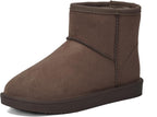 Women's Waterproof Rubber Snow Boots with Non-Slip Sole