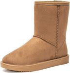 Women's Waterproof Rubber Snow Boots with Non-Slip Sole