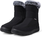 Women's Waterproof Faux Fur-Lined Snow Ankle Boots