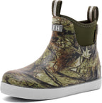 Women's Waterproof Chelsea Deck Boots, Slip-On Rubber Rain Boots