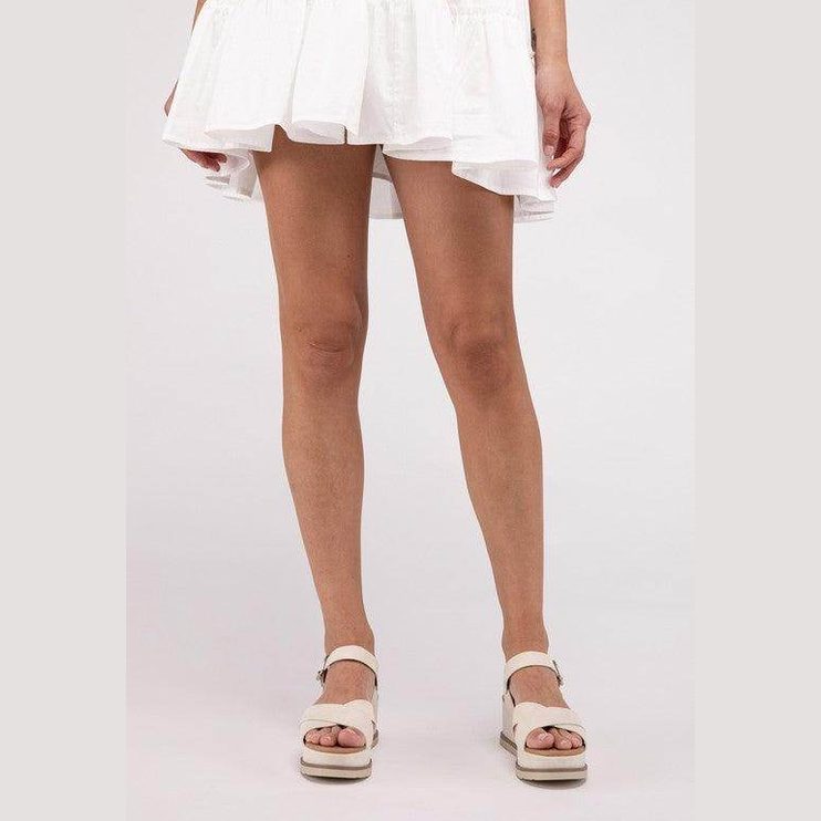 Cross Strap Wedge Sandals - VacationGrabs