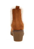 Women's Shoes - BootsThunderhoof Faux Fur Lined Chelsea Boots - VacationGrabs