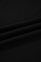 Solid Ruffle Wide Leg High Waist Pants