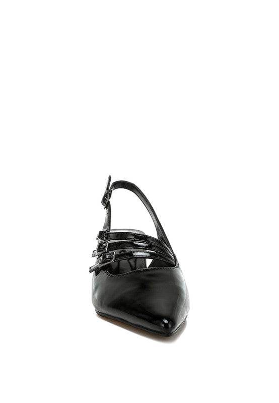 Kanebei Triple Strap Slingback Sandals - VacationGrabs